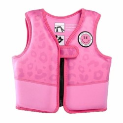 Lifejacket Swim Essentials Leopard Light Pink