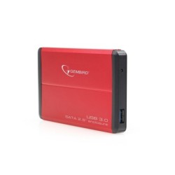 External Box GEMBIRD EE2-U3S-2-R Red 2,5"