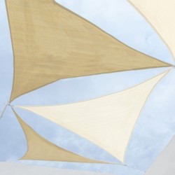 Shade Sails Awning 3,5 x 3,5 m Beige Polyethylene 350 x 350 x 0,5 cm