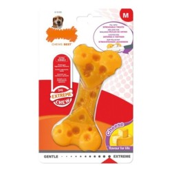 Dog chewing toy Nylabone Dura Chew Cheese Size M Nylon