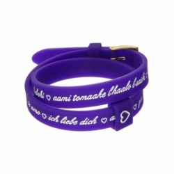 Ladies' Bracelet il mezzometro I LOVE YOU GOLD - BRACCIALE IN SILICONE/SILICONE BRACELET