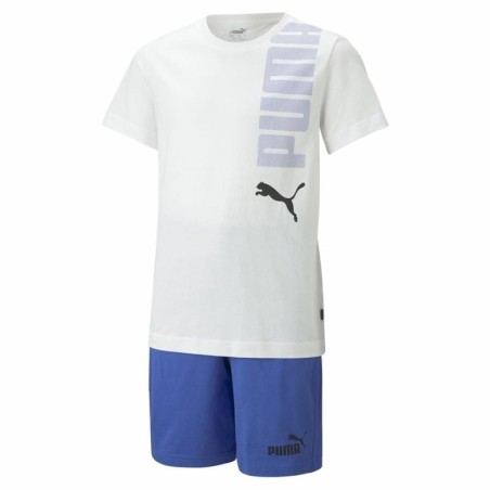 Children's Sports Outfit Puma Logolab Set B  White