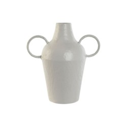 Vase Home ESPRIT White Metal 33,5 x 20 x 36 cm