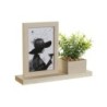 Photo frame Home ESPRIT Natural MDF Wood Scandinavian 25 x 7 x 19 cm