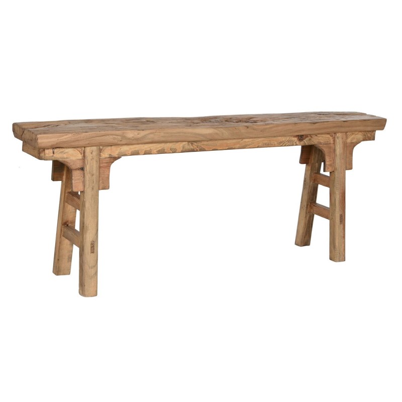 Bench Home ESPRIT Natural Elm wood 137 x 19 x 52 cm