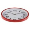 Wall Clock Versa Red Plastic 4,2 x 30,5 x 30,5 cm