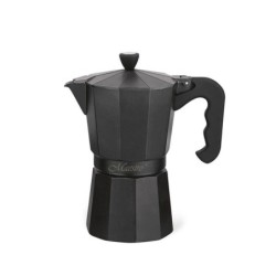 Italian Coffee Pot Feel Maestro MR-1666 Black Aluminium 300 ml 6 Cups
