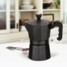 Italian Coffee Pot Feel Maestro MR-1666 Black Aluminium 300 ml 6 Cups