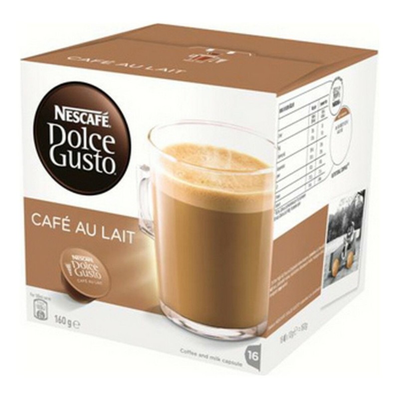 Coffee Capsules Au Lait Nescafé (16 Units) (16 uds)