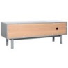 TV furniture Home ESPRIT Blue Grey polypropylene MDF Wood 140 x 40 x 55 cm