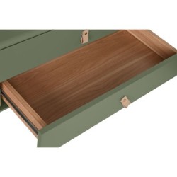 TV furniture Home ESPRIT Green polypropylene MDF Wood 140 x 40 x 55 cm