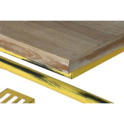 Console Home ESPRIT Yellow Black Wood Metal 160 x 40 x 88 cm