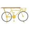 Console Home ESPRIT Yellow Black Wood Metal 160 x 40 x 88 cm