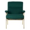 Armchair DKD Home Decor 8424001795499 Golden Metal Polyester Green (69 x 90 x 90 cm)