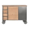 Chest of drawers Home ESPRIT Grey Natural Metal Fir Vintage 104 x 34 x 76,5 cm