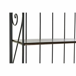 Shelves DKD Home Decor Fir Black Brown Ironwork 5 Shelves (112 x 44 x 184 cm)