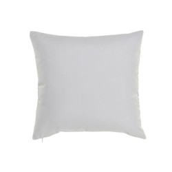 Cushion DKD Home Decor White Green Grey Squared Modern 45 x 10 x 45 cm