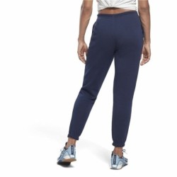 Long Sports Trousers Reebok Vector Graphic Navy Blue Lady