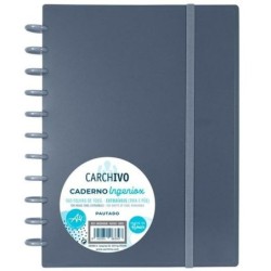 Notebook Carchivo Ingeniox Grey A4