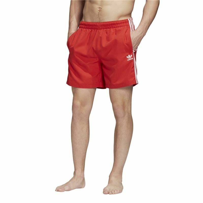 Men’s Bathing Costume Adidas Originals Red