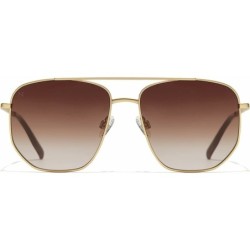 Unisex Sunglasses Hawkers Cad Ø 53 mm Golden Brown