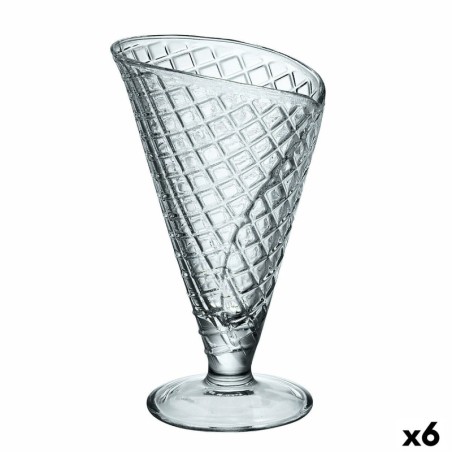 Ice Cream and Milk Shake Glass Bormioli Rocco Glass (210 ml) (6 Units)