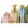 Soap Dispenser Home ESPRIT Green Grey Pink Golden Crystal Plastic 390 ml 9 x 7,5 x 20 cm (4 Units)