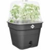 Plant pot Elho   With lid Black Plastic Ø 20 cm