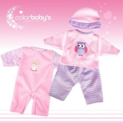 Baby doll Colorbaby 2 Units 24 x 42 x 11 cm