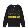 Unisex Sweatshirt without Hood Batman Black