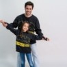 Unisex Sweatshirt without Hood Batman Black