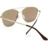 Unisex Sunglasses Hawkers Lax Polarised ø 57 mm Golden