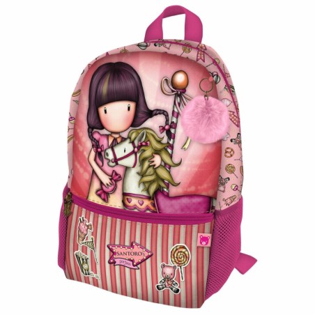 School Bag Gorjuss Carousel Mini Salmon (26 x 34 x 11.4 cm)