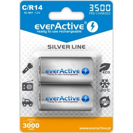 Batteries EverActive R14/C 1,2 V