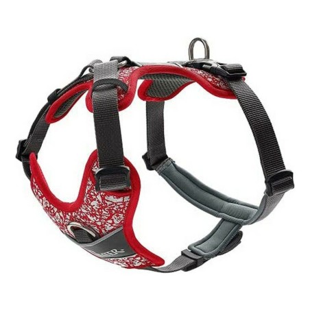 Dog Harness Hunter Divo Red Grey Reflective XS size (34-47 cm)