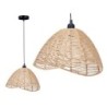 Ceiling Light Natural Rattan 60 W Cone-shaped 220 -240 V 34 x 20 x 30 cm (2 Units)