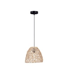 Ceiling Light Natural Rattan Cone-shaped 25 x 21 x 25 cm (2 Units)