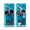 Snorkel Goggles and Tube for Children Bestway White Grey Adult