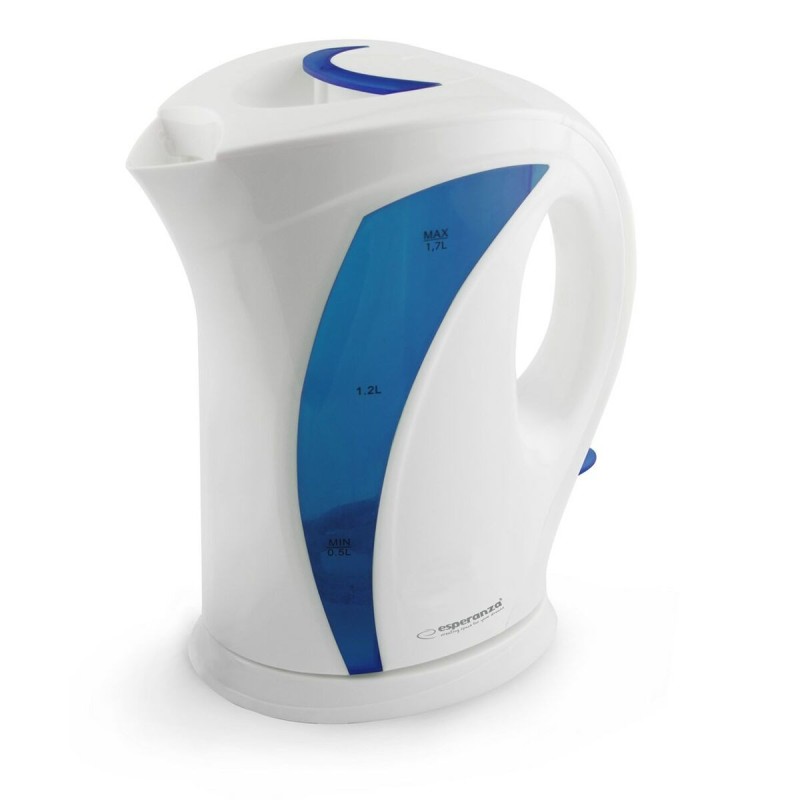 Kettle Esperanza EKK018G  Blue White Plastic 2200 W 1,7 L