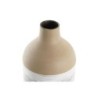 Vase DKD Home Decor 16 x 16 x 45 cm Beige Metal White Colonial