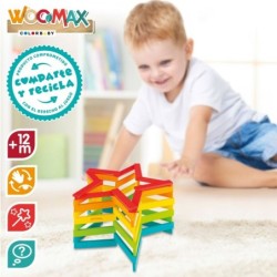 Construction set Woomax 100 Pieces 10 x 0,5 x 1,8 cm (6 Units)