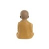 Decorative Figure Home ESPRIT Yellow Green Orange Monk Oriental 11 x 10,5 x 18 cm (3 Units)