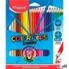 Colouring pencils Maped Color' Peps Strong Multicolour 24 Pieces (12 Units)