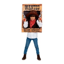 Costume for Children My Other Me Wanted Cowboy One size (3 Pieces)