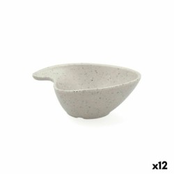 Deep Plate Bidasoa Ikonic 14,5 x 12 x 5 cm Occasional 20,7 x 20 x 7 cm Grey Plastic Melamin (12 Units) (Pack 12x)