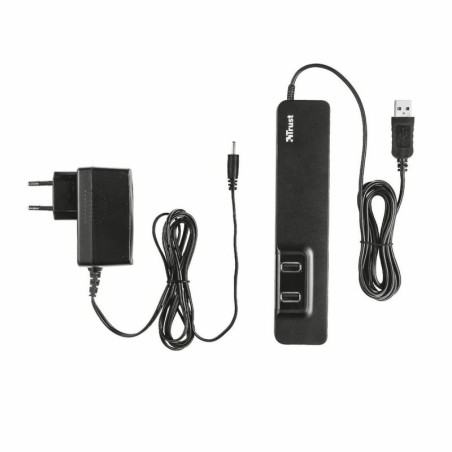 USB Hub Trust Oila Black 3600 W