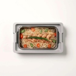 Lunch box Teka Grey Silicone Stainless steel 750 ml