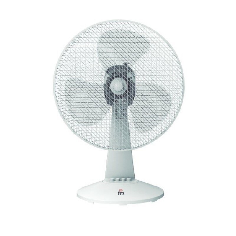 Table Fan Grupo FM SB140 Ø 40 CM 40 W White Multicolour 40 W