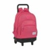 School Rucksack with Wheels Compact BlackFit8 M918 Pink (33 x 45 x 22 cm)