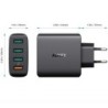 Wall Charger Aukey PA-T18 Black 45 W